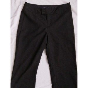 Gap Wool Blend Lined Career Dress Pants Stretch Dark Gray Black Womens Size 10